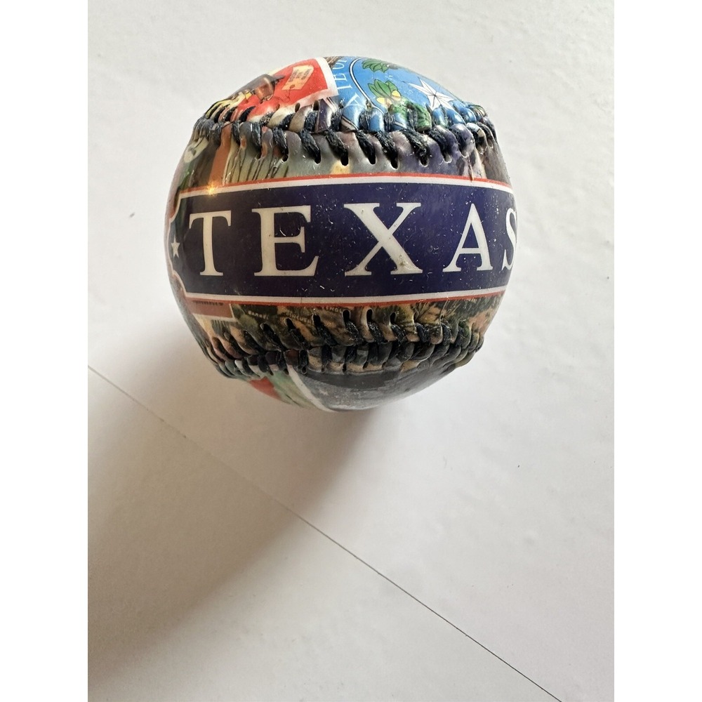 Baseball TEXAS Souvenir Collectible Gloss souvenir tourist state of Texas